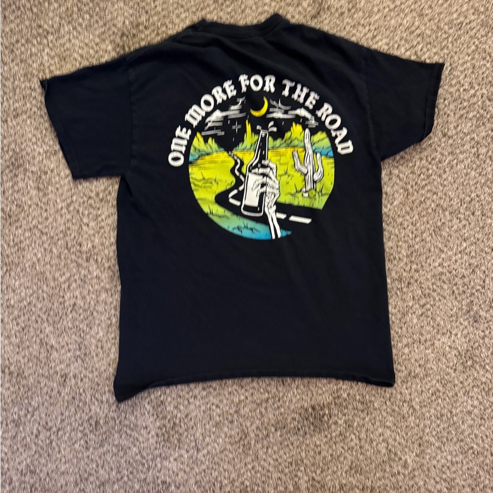 Kids Black Graphic T-Shirt